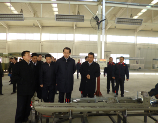 1月22日，石家莊市委副書記、市長王亮到我公司調(diào)研調(diào)研