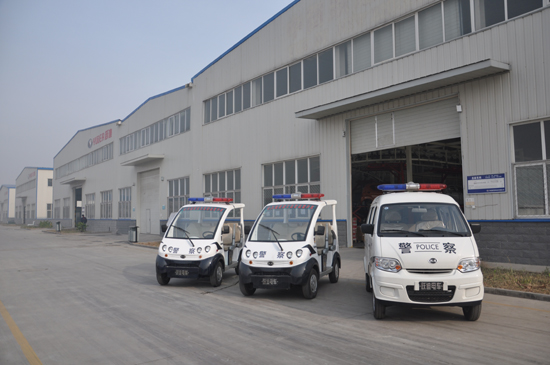 躍迪電動(dòng)巡邏車發(fā)車河北深州，治安與環(huán)保共存