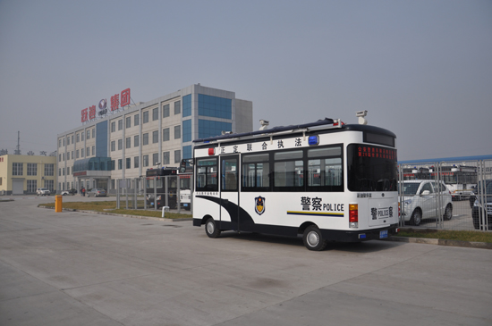 河北正定躍迪多功能流動(dòng)警務(wù)室發(fā)車，治安管控“一把手”