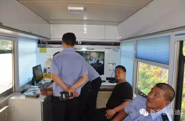 北京市56輛躍迪移動警務室全天候執(zhí)勤，為大閱兵保駕護航（一）