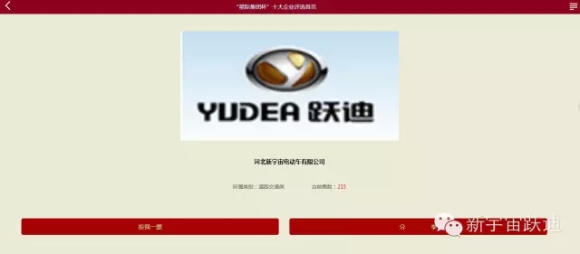 給躍迪投票—2015年度“十大最受關(guān)注特種裝備企業(yè)”評選終端對決已開戰(zhàn)?。?！