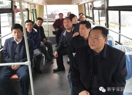 安慶市委常委、副市長華克思一行到躍迪集團旗下安慶安達爾汽車制造有限公司調研