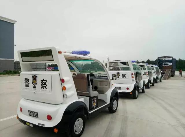 躍迪電動(dòng)警用巡邏車(chē)順利發(fā)往濟(jì)南